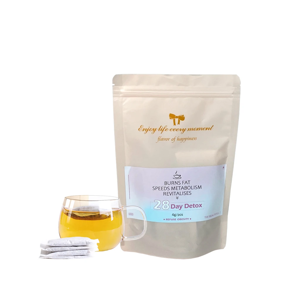 china hot selling wholesale detox oganic magic true slim green tea 14 days detox weight loss