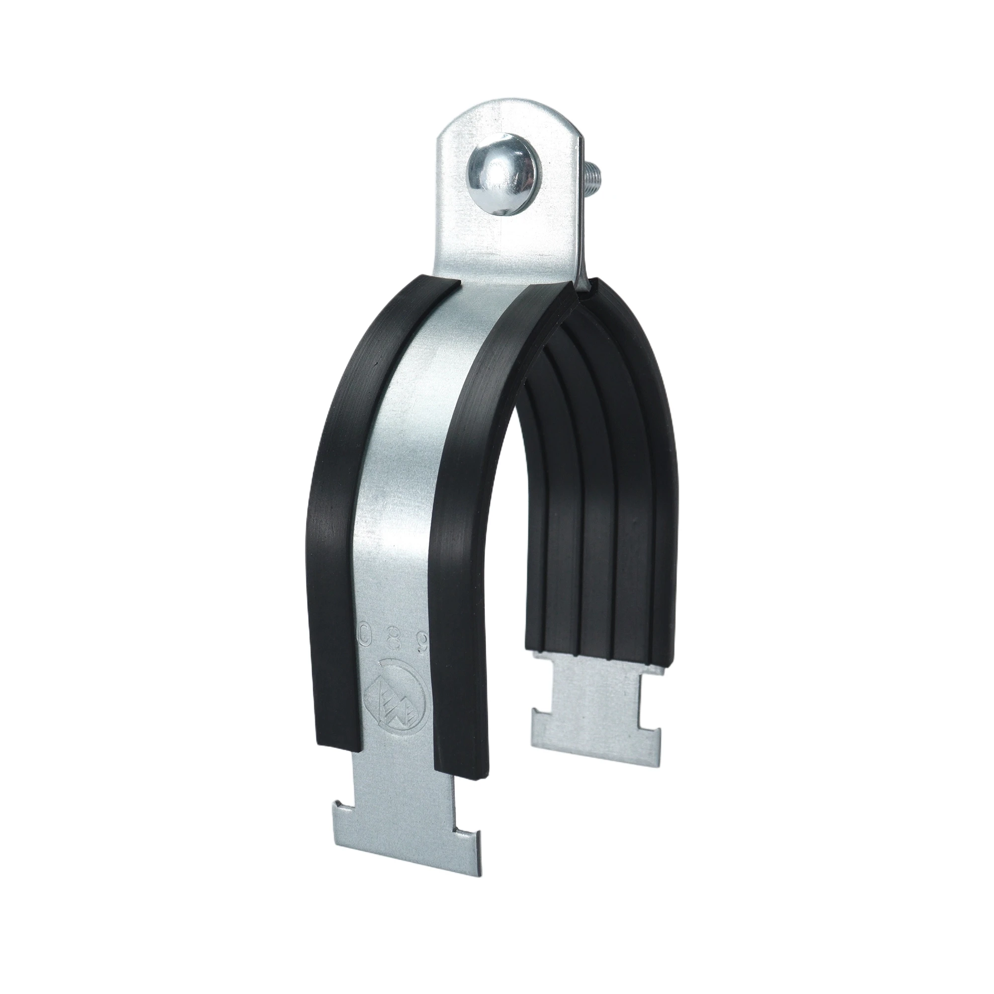 P type rubber house clamp anti corrosion pipe clamp for plumbing accessories pipe fasteners stainless steel