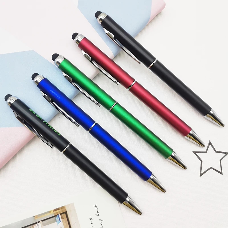 Pen factory provide high quality advertising gift pen touch screen stylus ball pen for hotel gift