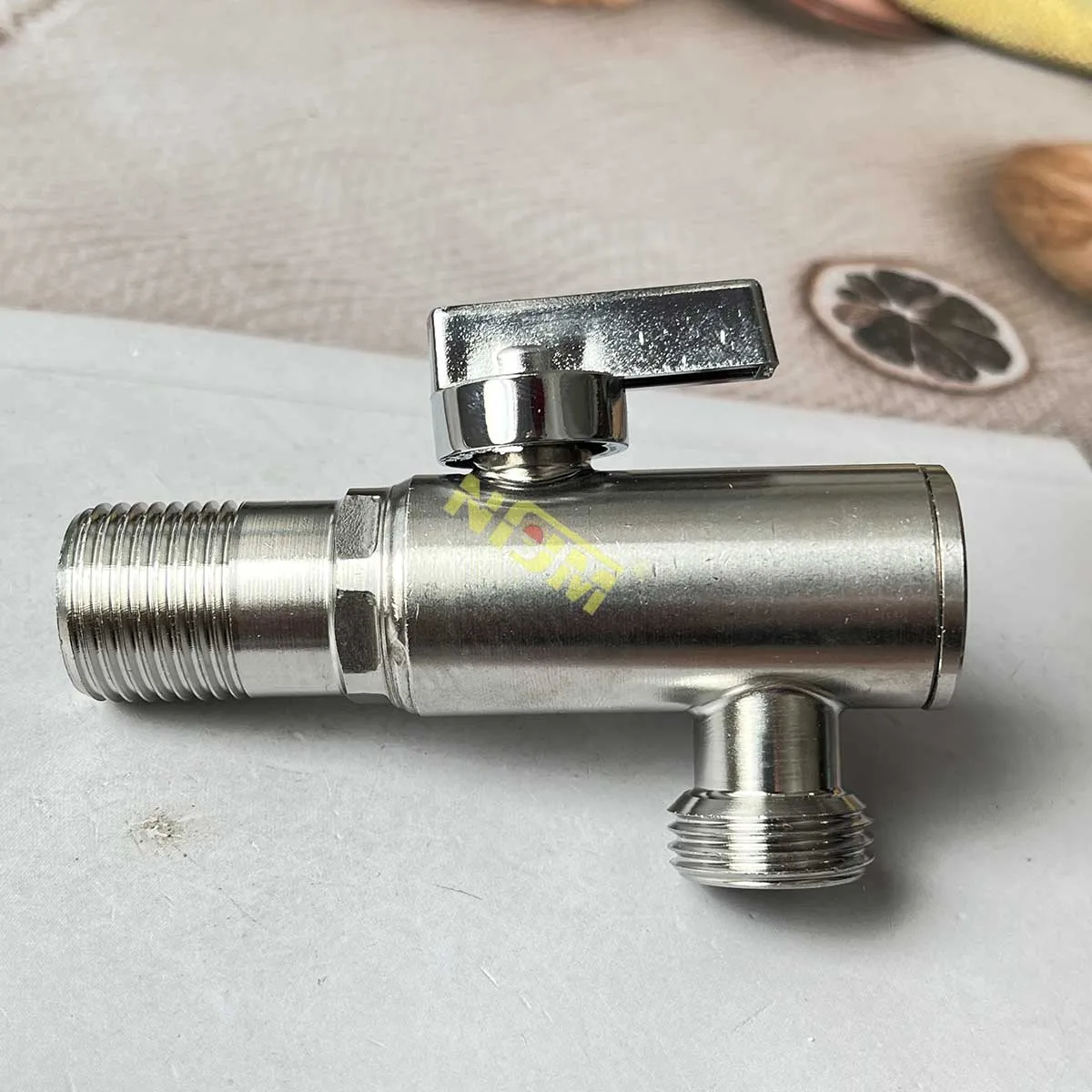 NFJM Stainless steel Angle valve Chrome plated 1/2 inch high quality US market