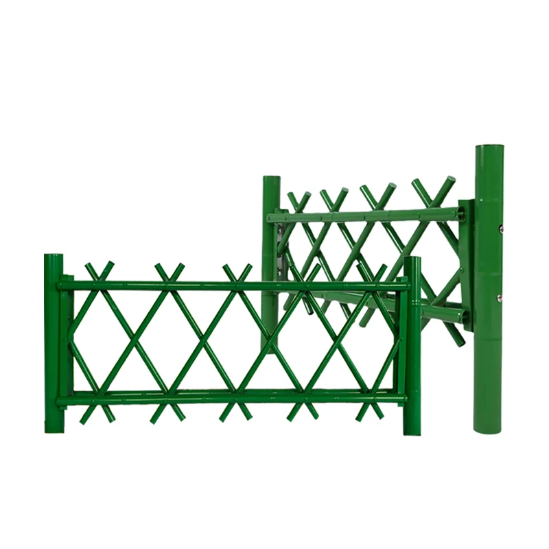 Artificial Stainless Steel Pipe Bamboo Fence Is Used for Garden Decoration, Tourist Attractions, Urban Parks and Road Fences