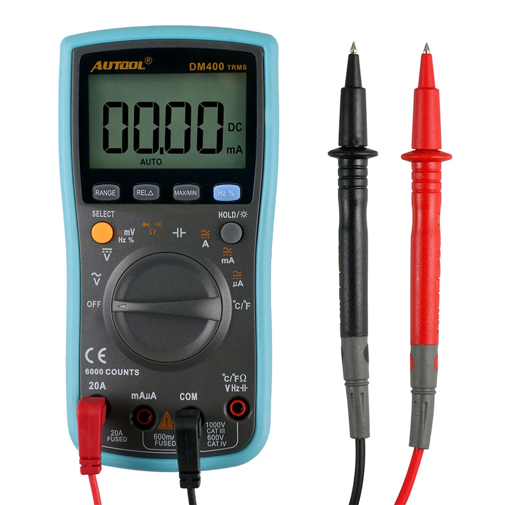Заводской OEM AUTOOL DM400 6000 слов высокоточный автоматический/ручной Диапазон