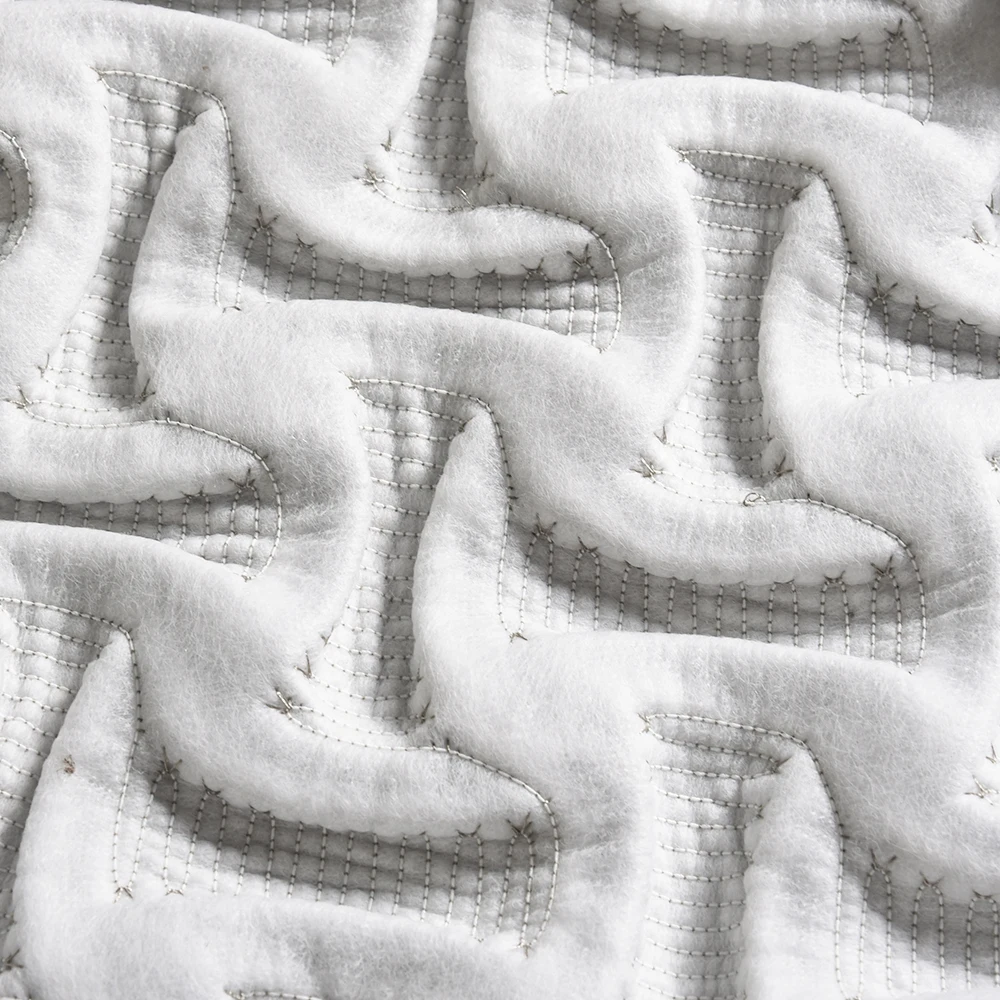 Telas Textiles 2023 New Design Upholstery Satin Embroidery Crash Sofa Fabric with Foam