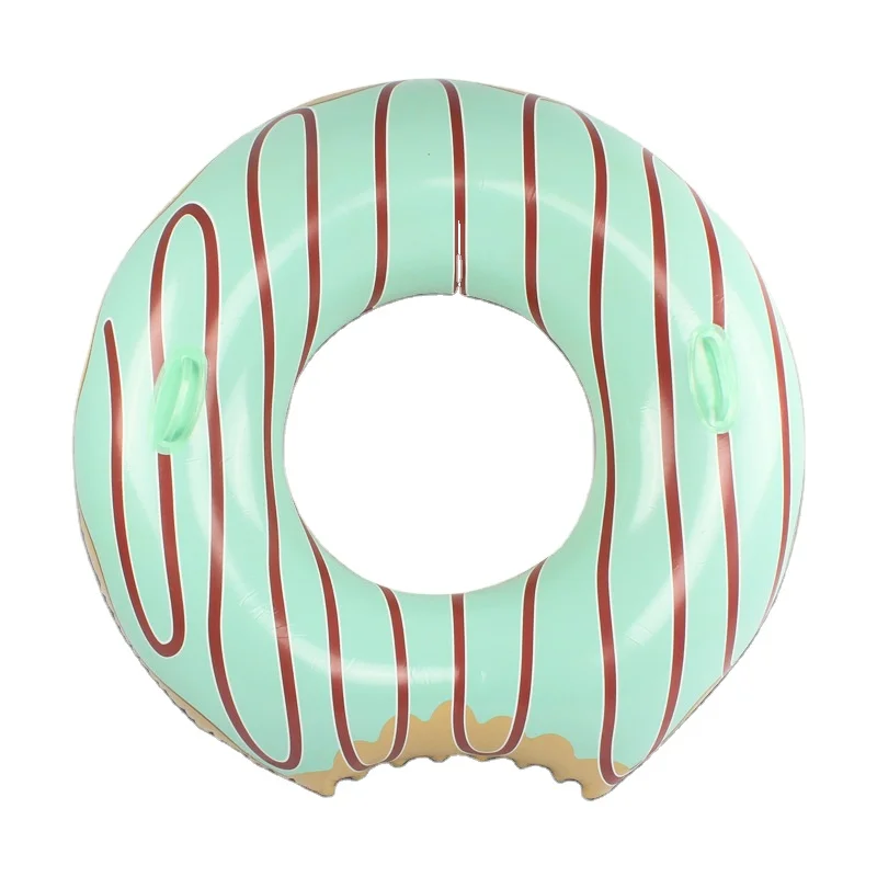 Customize adults donut swim rings big kids pool float tube water toy inflatable swimming ring for water park