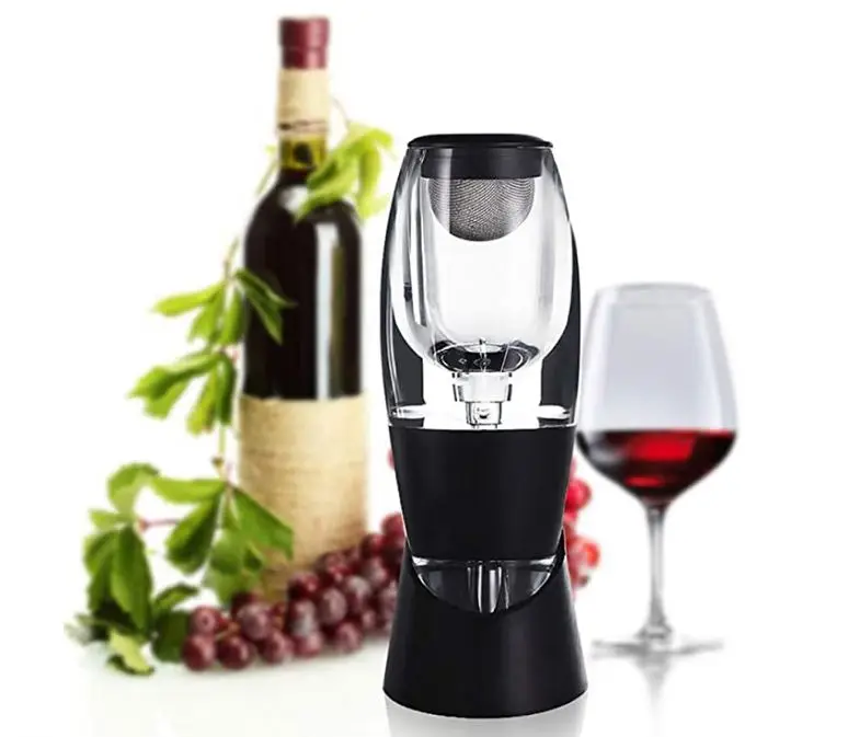 
Hot sale Magic Wine Decanter Acrylic Wine Pourer-Aerator Filter Aerating Wine 