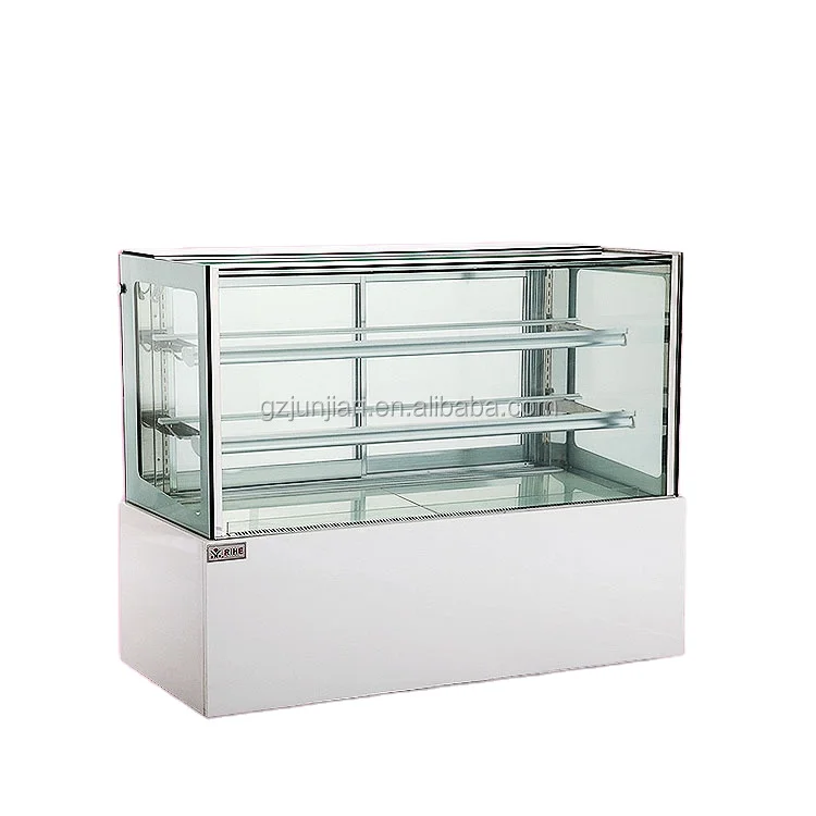 Japanese Cake showcase Glass Refrigerator /(CSR480) Three Deck square Marble Cakes