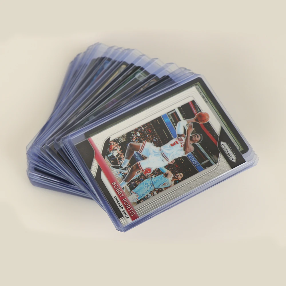 Stars Collect Amazon Hot 35PT PVC Cards Holder Sleeve Top Loader 3x4 inch  Card Sleeve collect Toploader yugioh card sleeves