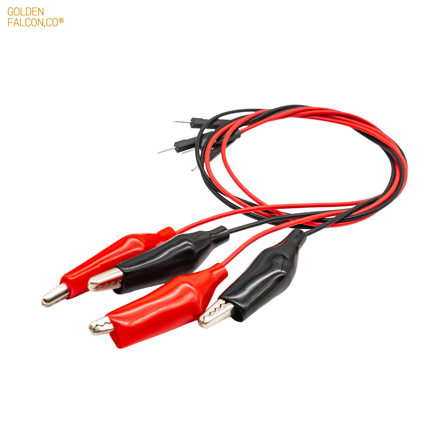 Alligator Clip to Dupont Wire Alligator Clip Cable Test Lead 28mm for BreadBoard