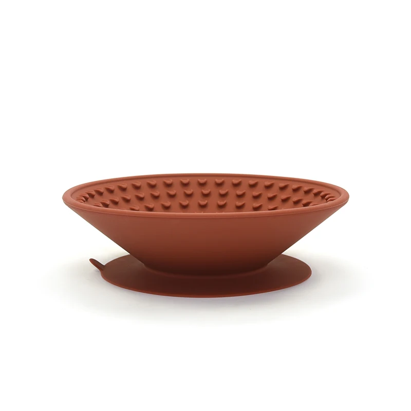 Silicone Dog Lick Mat Sucker BPA Butter Lick Pad With Strong Suction Pet Supplies Slow Feed Pad Dog Treat Dispenser Dog Lick Mat