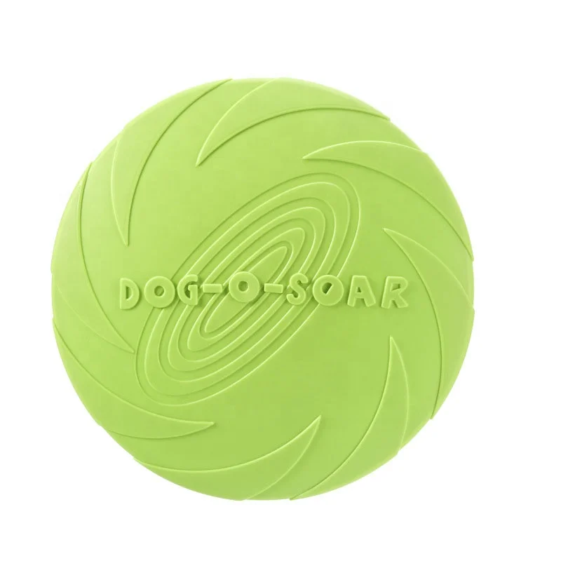 Interactive Silicone Pet Frisbee Small Bite-Resistant Floatable Dog and Cat Training Toy for Play