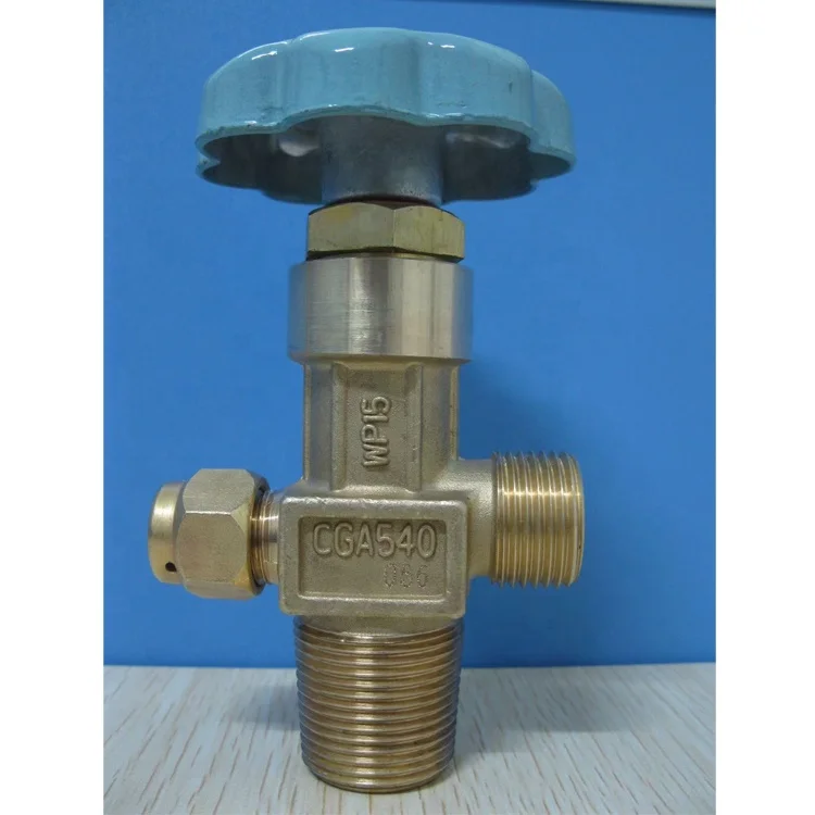 Cheap Price Oxygen Cylinder Valve Working Pressure 2175psi CGA350 CGA540 Brass Valve