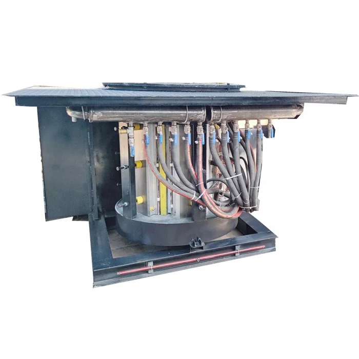5 tons 2500KW medium frequency electric induction melting furnace steel foundry
