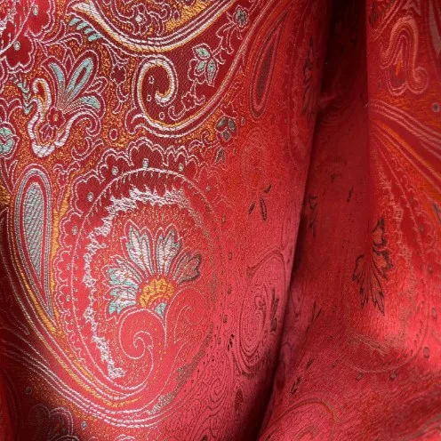 In stock low MOQ brocade jacquard fabric luxury brocade jacquard fabric brocade fabric