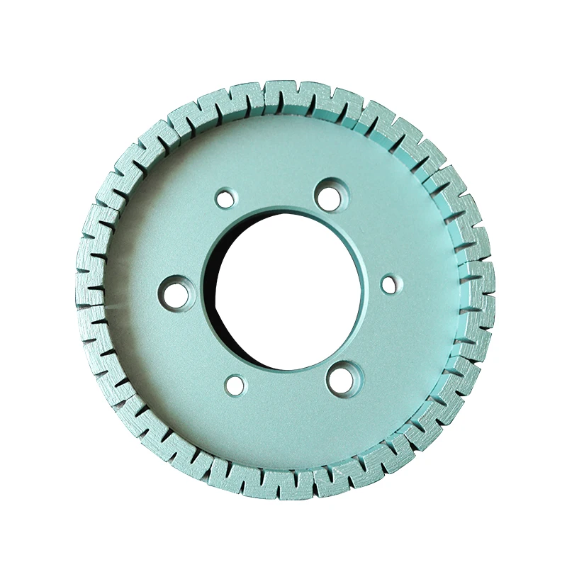 Edge grinding wheel metal accessories ceramic marble slab chamfering machine using diamond