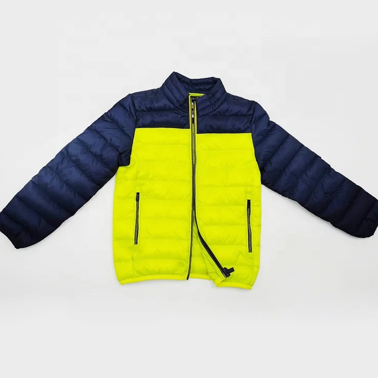 
Custom Outdoor Kids Winter Puffer Children Down Jacket without Hood 