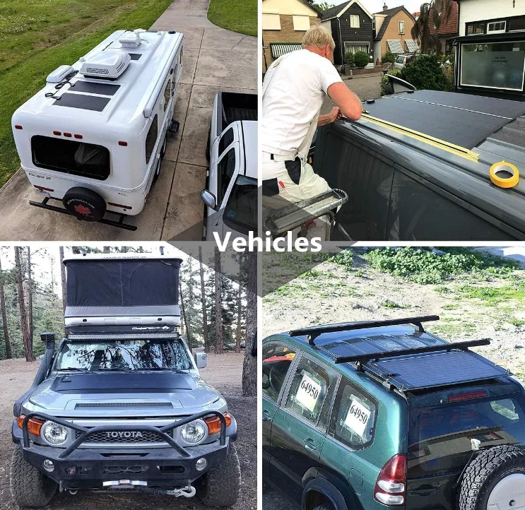 ETFE Solar Panel 100W 18V Solar Battery Charger Flexible Solar Panel Off Grid Car Caravan Camping Motorhomes Phone Boat Home