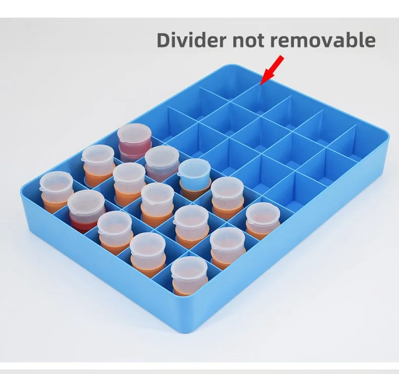 ABS Hospital Medical Cart Medicine Dispensers Patients Pill Case Dispenser 30 Grids Medication Trays Organizer Medicine Box