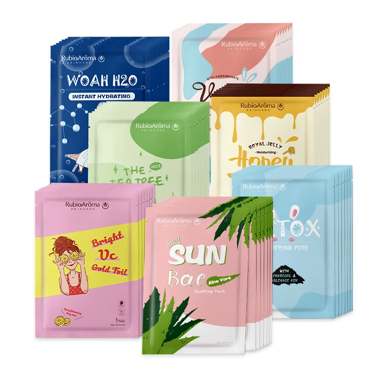 RubioAroma дневной и ночной гель для красоты без мытья, укрепляющая маска для сна с коллагеном для корейского органического натурального ингредиента