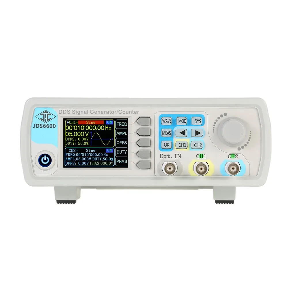 JDS6600 15MHZ Series Digital Control Dual-Channel DDS Function Signal Generator Frequency Meter Arbitrary Sine Waveform