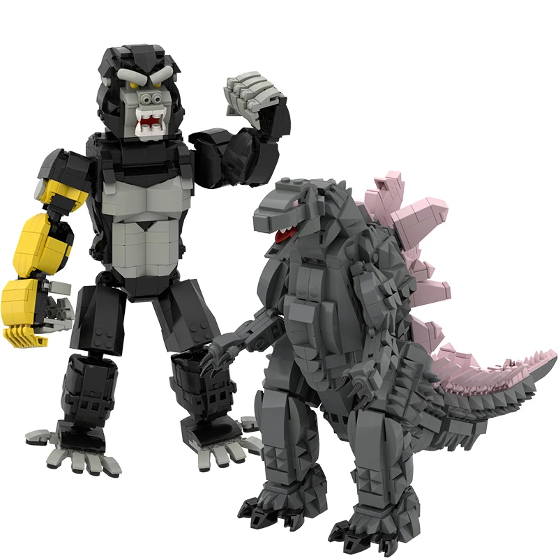 Wholesale 1198PCS Gorilla Monster Building Blocks Toys movie toy series  For  Gifts  Children toys