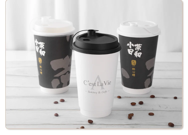 custom logo wholesale Biodegradable high quality 16oz food grade paper cup wholesale price