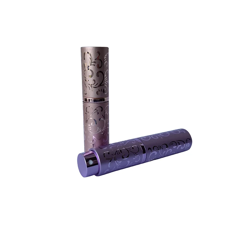 5ml 8ml 10 ml Empty Refillable Fine Mist Mini Glass Aluminum Spray Atomizer Perfume Bottle