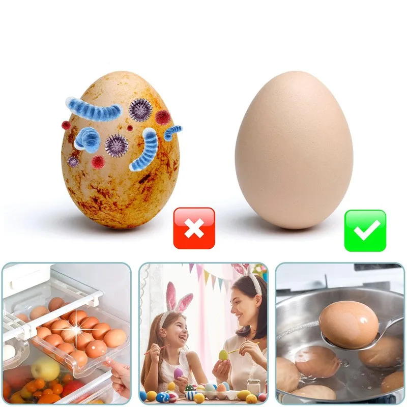 New Arrival Manual Silicone Egg Cleaning Brush Scrubber Rotary Cleaner Washer Fresh Reusable Multifunctional Tools For Kitchen