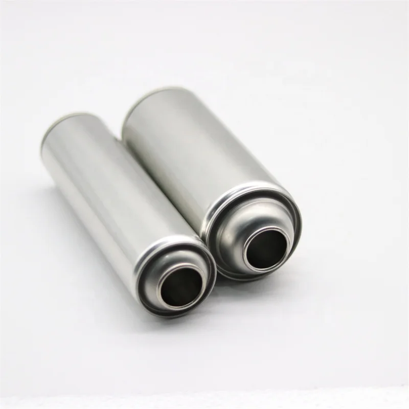 Custom  printing small empty refillable aluminum aerosol spray bottle tin cans