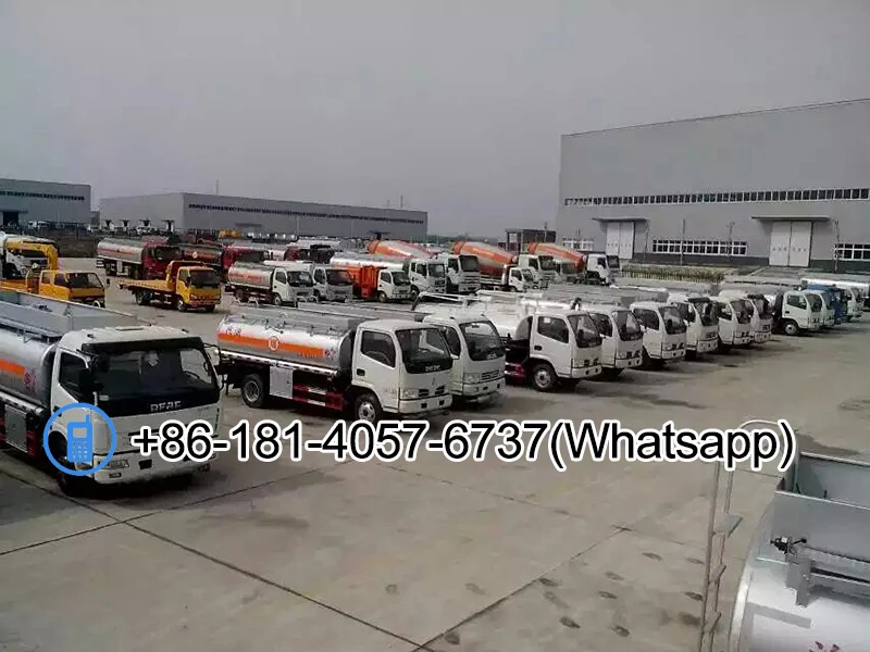 Cheap price oil transport Truck 25000liters Petrol Diesel fuel tank for sale with isuzu chassis