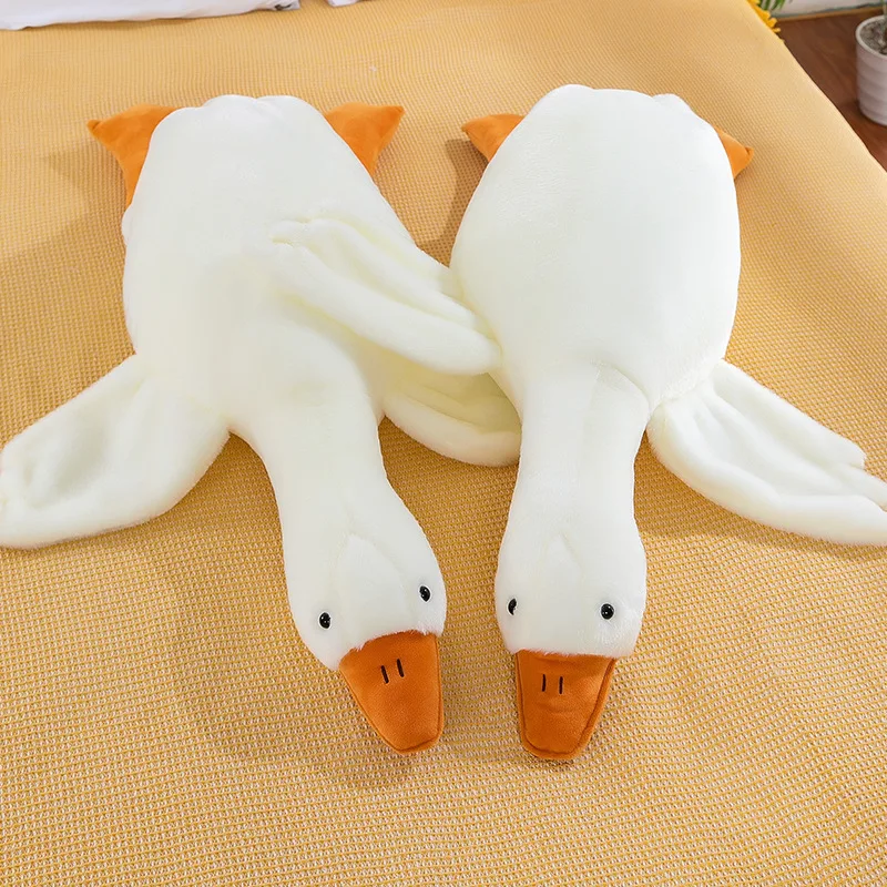 New Huaggble Big Plush White Duck Toy  like Animal Doll Toys for  Birthday Gift