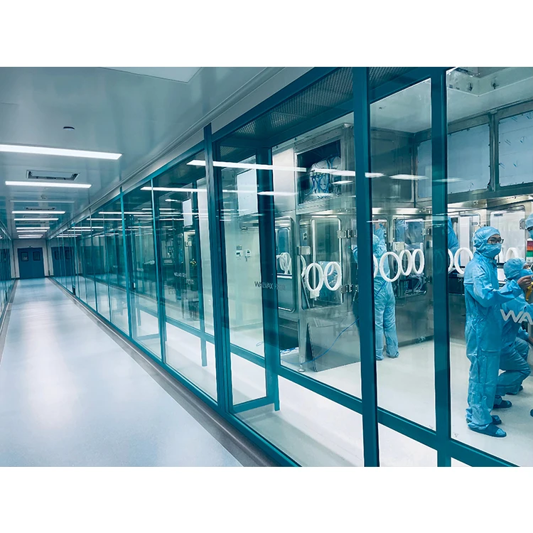 Customized Gmp Anti-Bacterial Clean Room Door System Interior Laboratory Purification Hospital Steel Medical Double Door