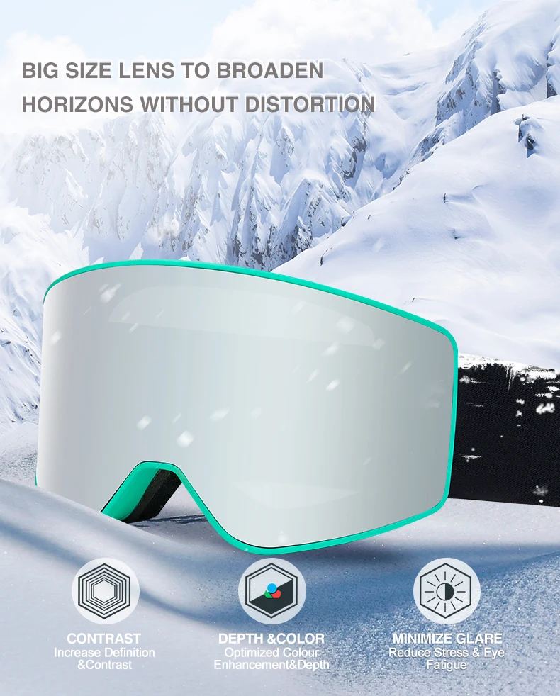 2024 new arrival HX046 womens Spherical Anti-fog Lens snowboard glasses ski googles women custom logo ski goggles