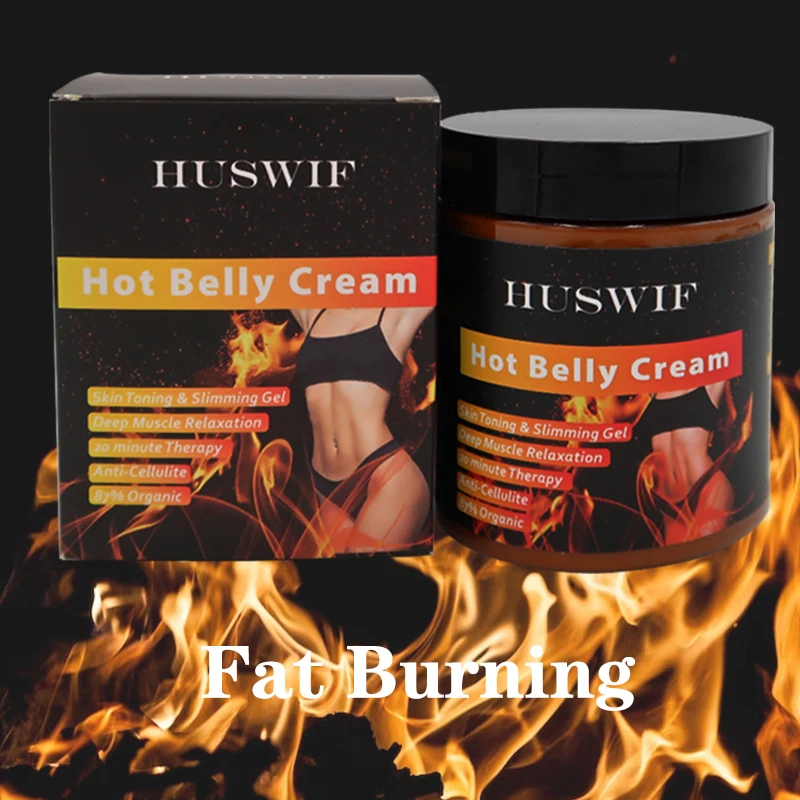 Private Label Hot Belly Cream Slimming Cellulite Flat Tummy Organic Herbal fat Burning Weight Loss Slimming Cream