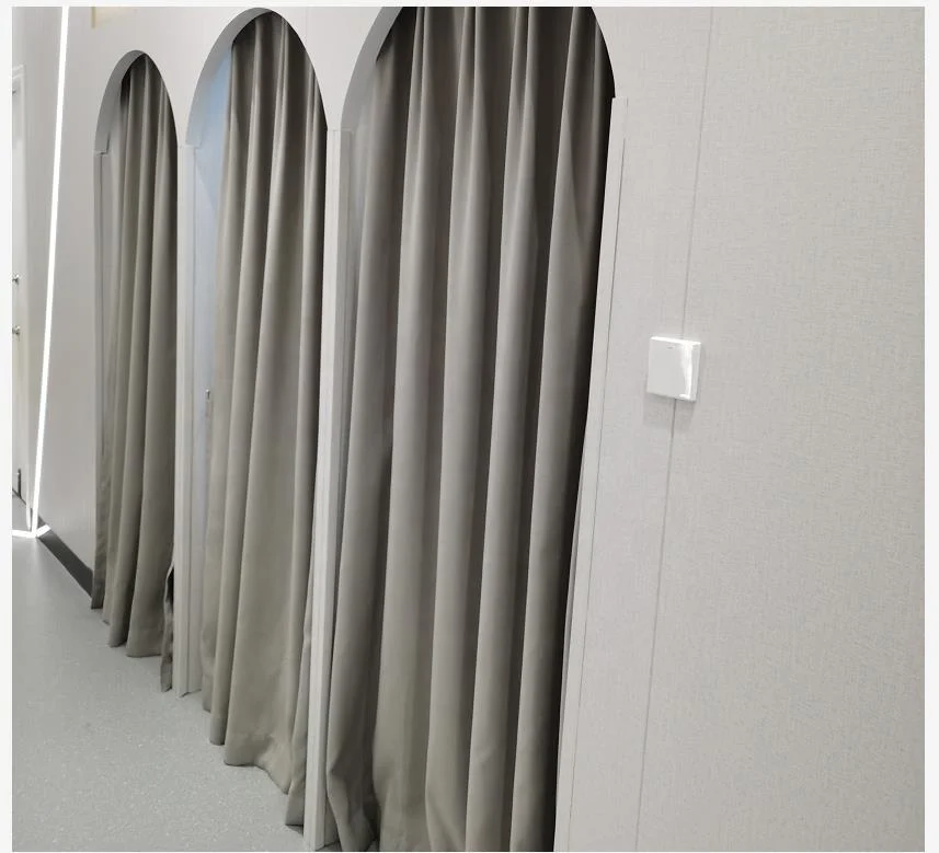 Luxury background quick install studio sheer drapes curtains