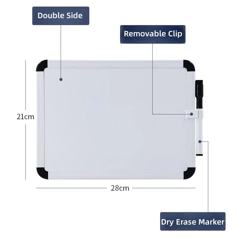 Magnetic Dry Erase Board Mini Whiteboard Writing Board for Kids Students