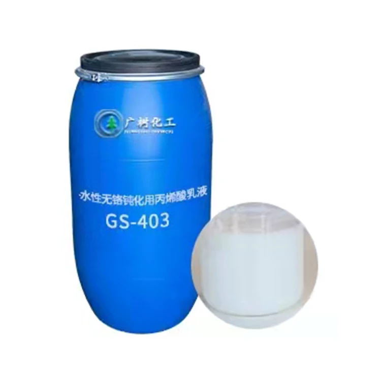 
Waterborn emulsion styren acrylicfor chrome-free passivation GS-403 