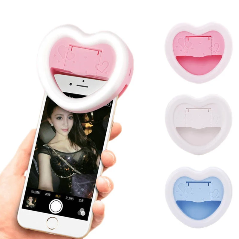
Youtube beauty photography led phone mirror makeup mini ring light selfie,clip on ring light 
