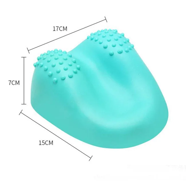 With massage point PVC massage traction pillow Spine Neck Muscle Relaxer Cervical massager