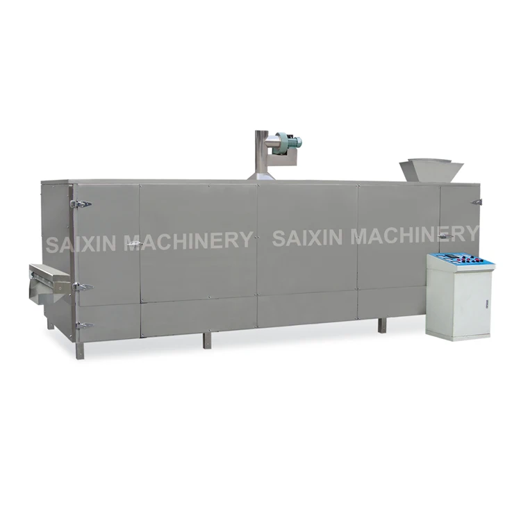 Industrial drying snack food production line using gas tortilla tunnel oven price