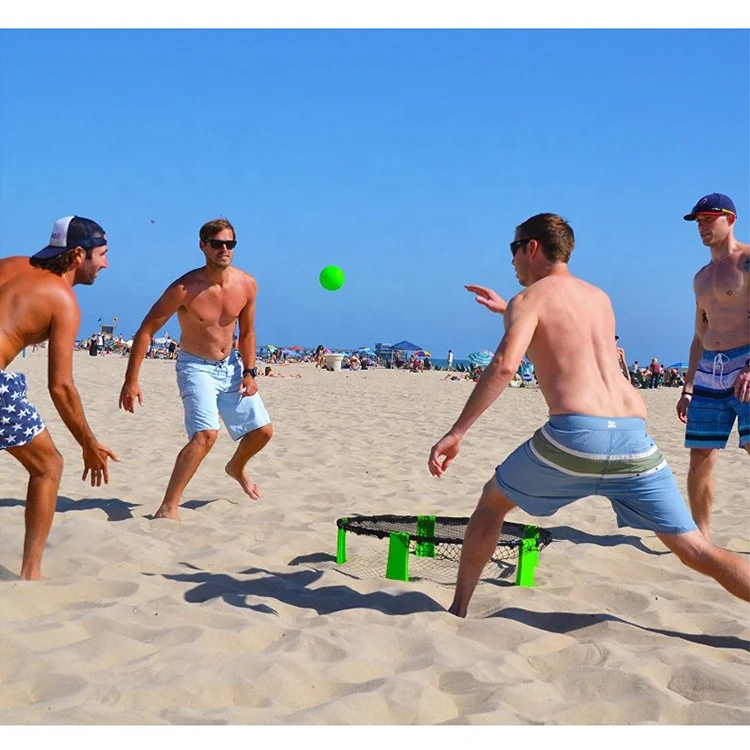 Уличный спортивный пляжный мяч, игра в волейбол с шипами, набор для подростков, семейный двор, газон, пляжный волейбол