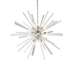 Nordic Style Bubble Crystal Ball Led Pendant Lamp Frosted AND Clear Drop Light Fixture for Living Room