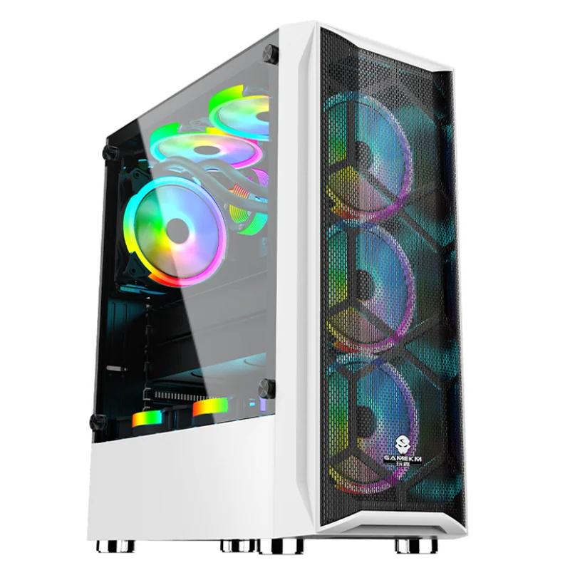 High Quality Wholesale Custom Cheap sheet metal computer case white pc with best price