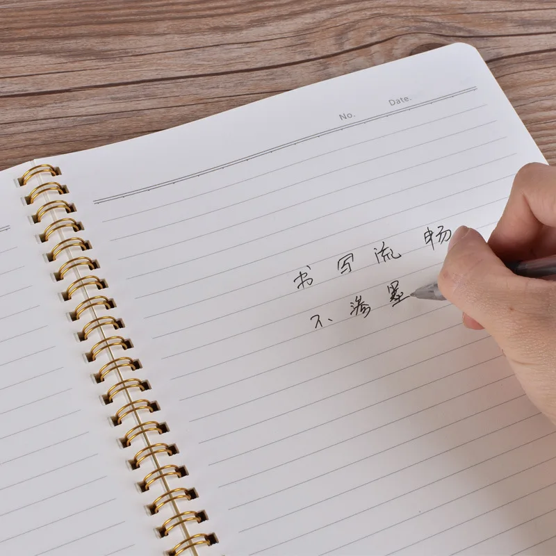 Spiral Lined customized notebooks, journal notebook 100 Pages For Office School Supplies journal notebooks for students