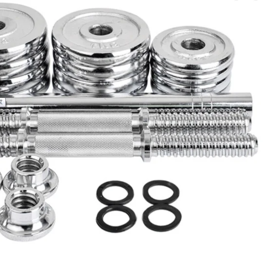 Professional Factory Gym Equipment Dumbbells set 50kg Adjustable Dumbbell with Rack