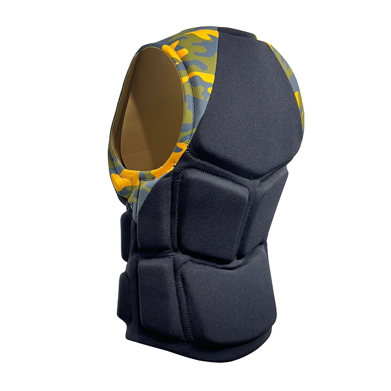 Custom Life Vest Neoprene Foam Front Zipper Jacket swimming Kayaking Boat Work Fishing Surfing Life Jackets Vest For Adult