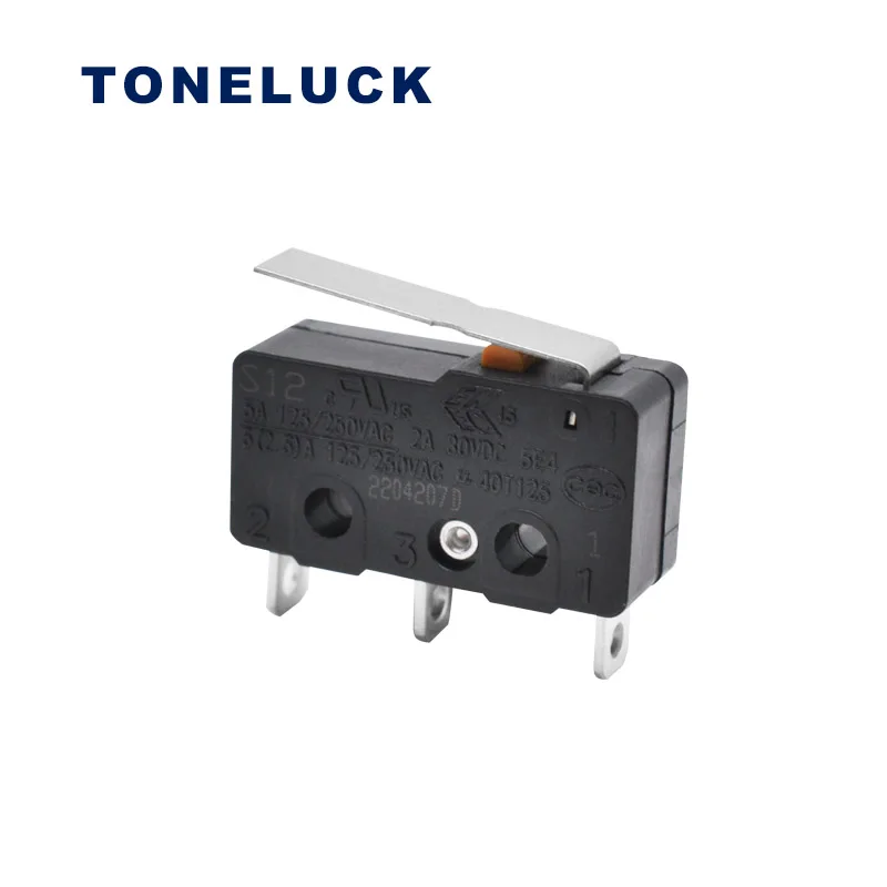 China Factory S1 5A 125V 40T125 Waterproof Switch 3Pins Micro Switch With Lever