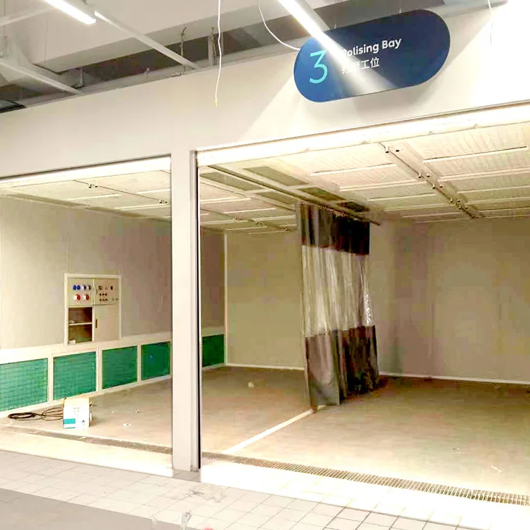 Low noise low vibration  heat and moisture resistance Pre-painting room Auto Painting and Car Painting Booth
