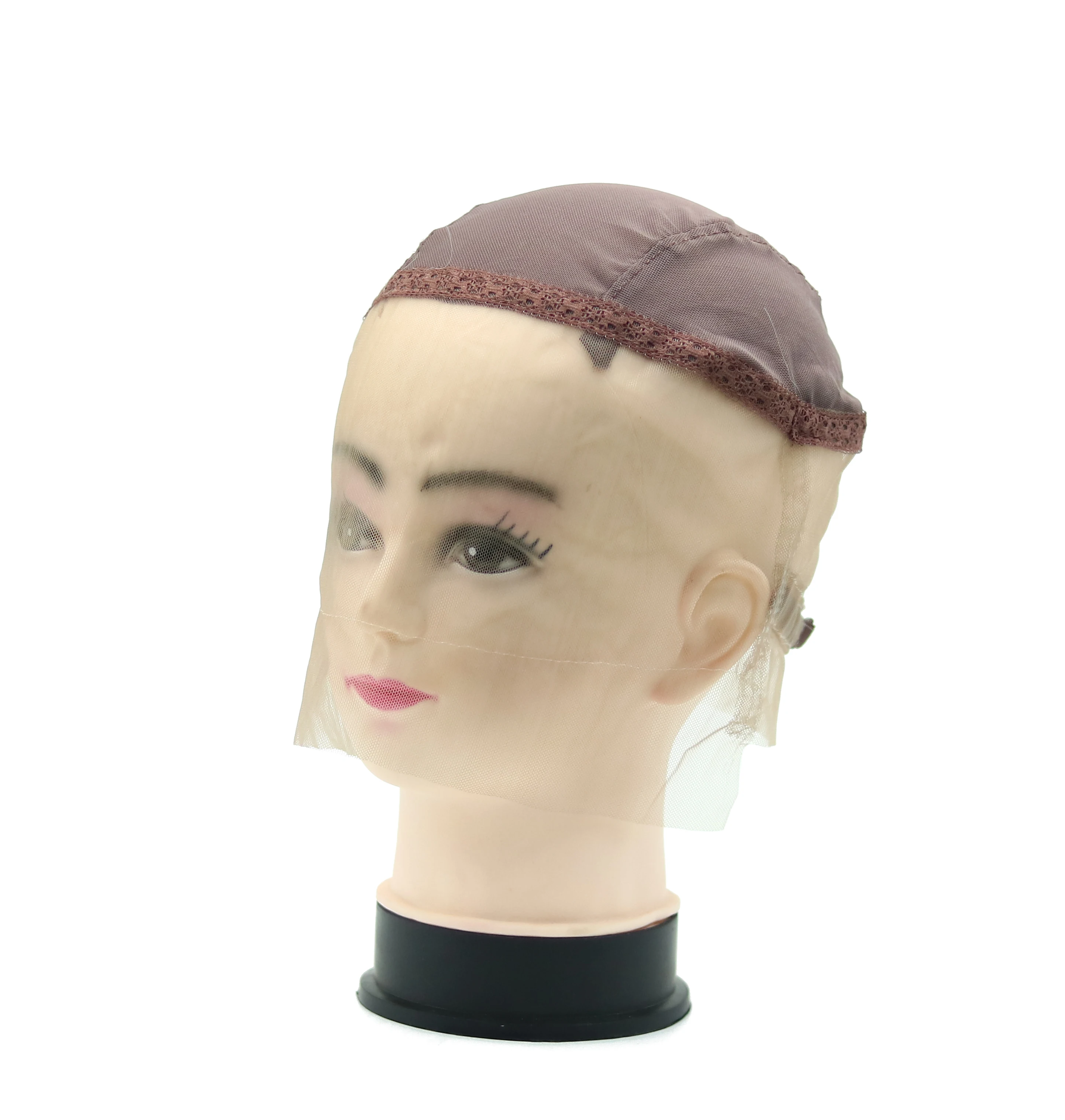 Lace closed front base hand-woven hair mesh, used to make lace wig hat closed wig accessories