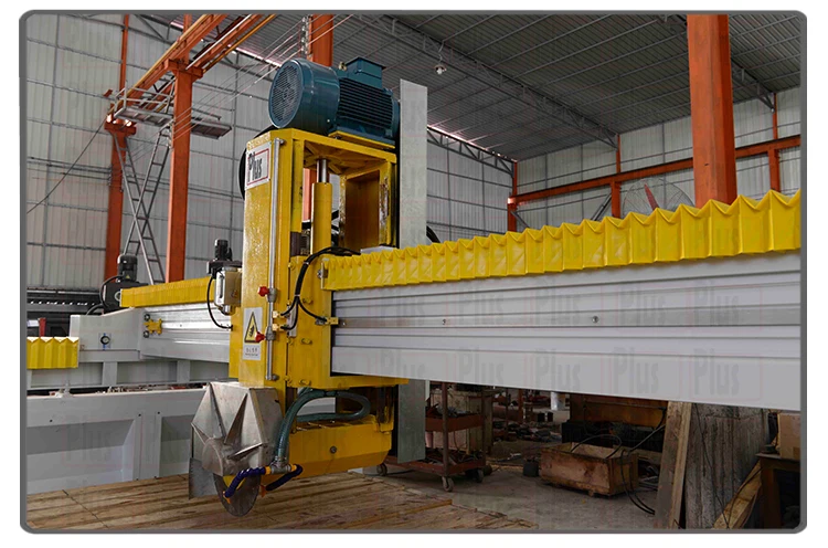 Basic600 Automation STONEPLUS Customization Stone Granite Quartz Cutting Machine With Worktable Tile 0-85 Degree