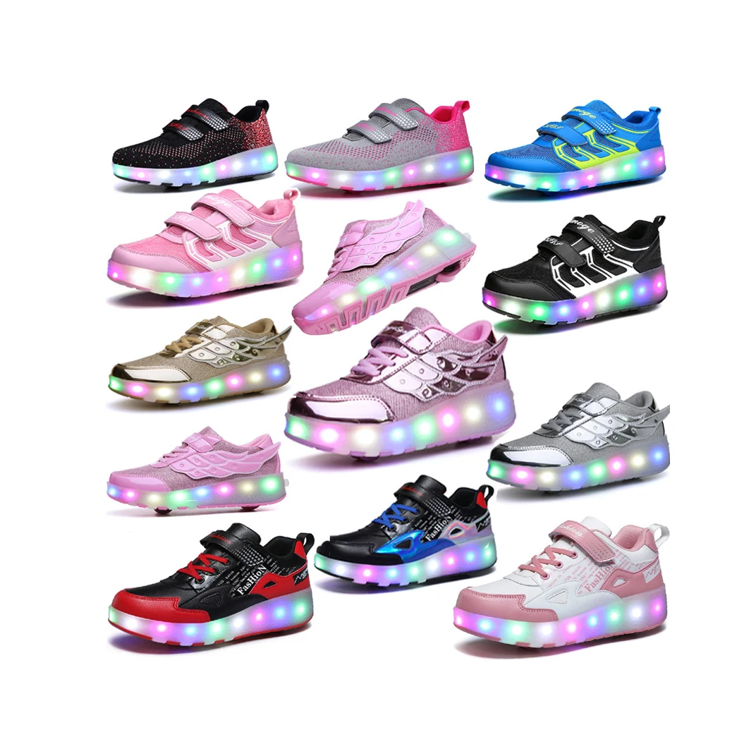 OriginalHI inline skate roller with led flashing lights skating shoes roller flashing roller